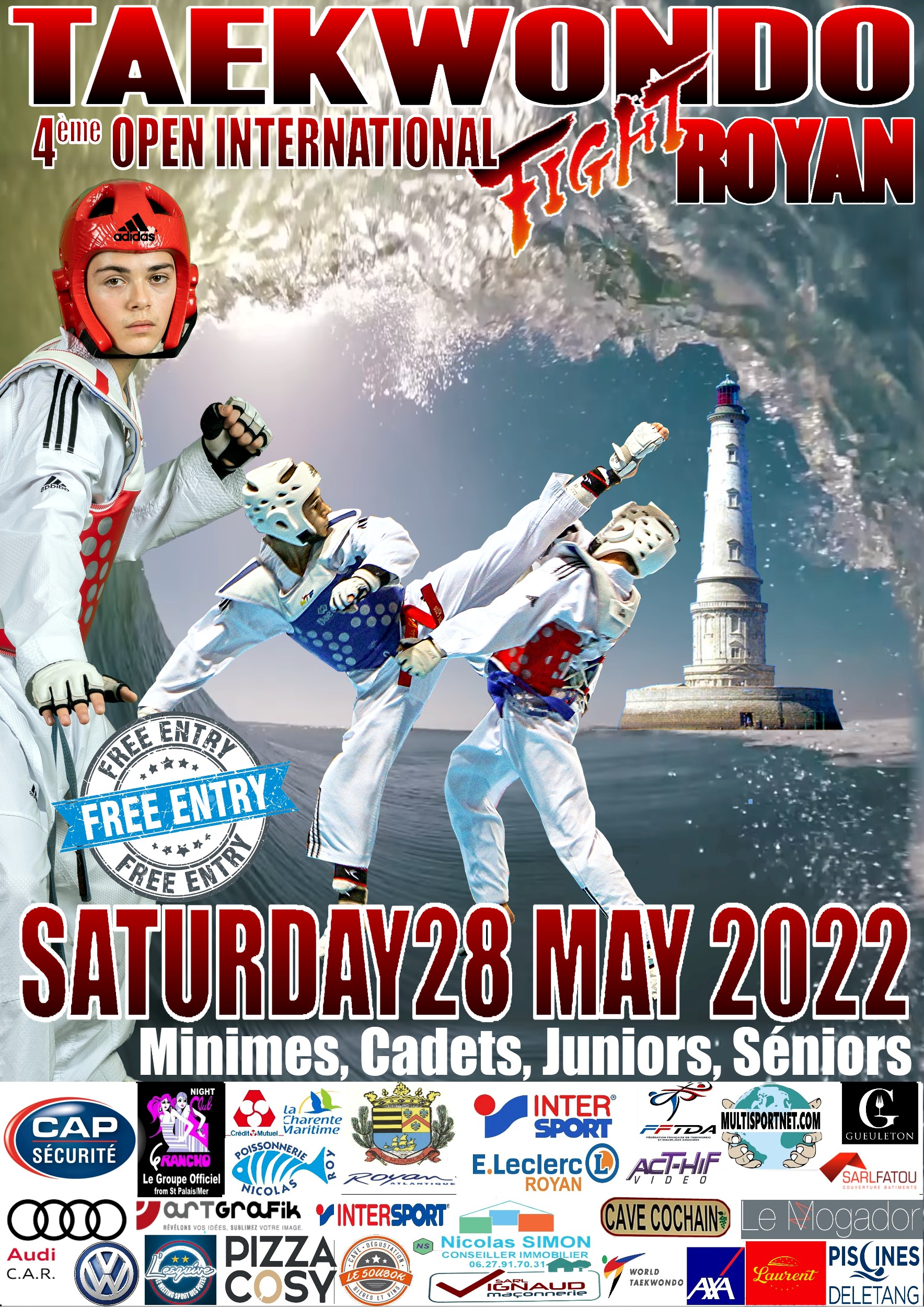 4éme Open International Taekwondo Fight Royan Martial.Events