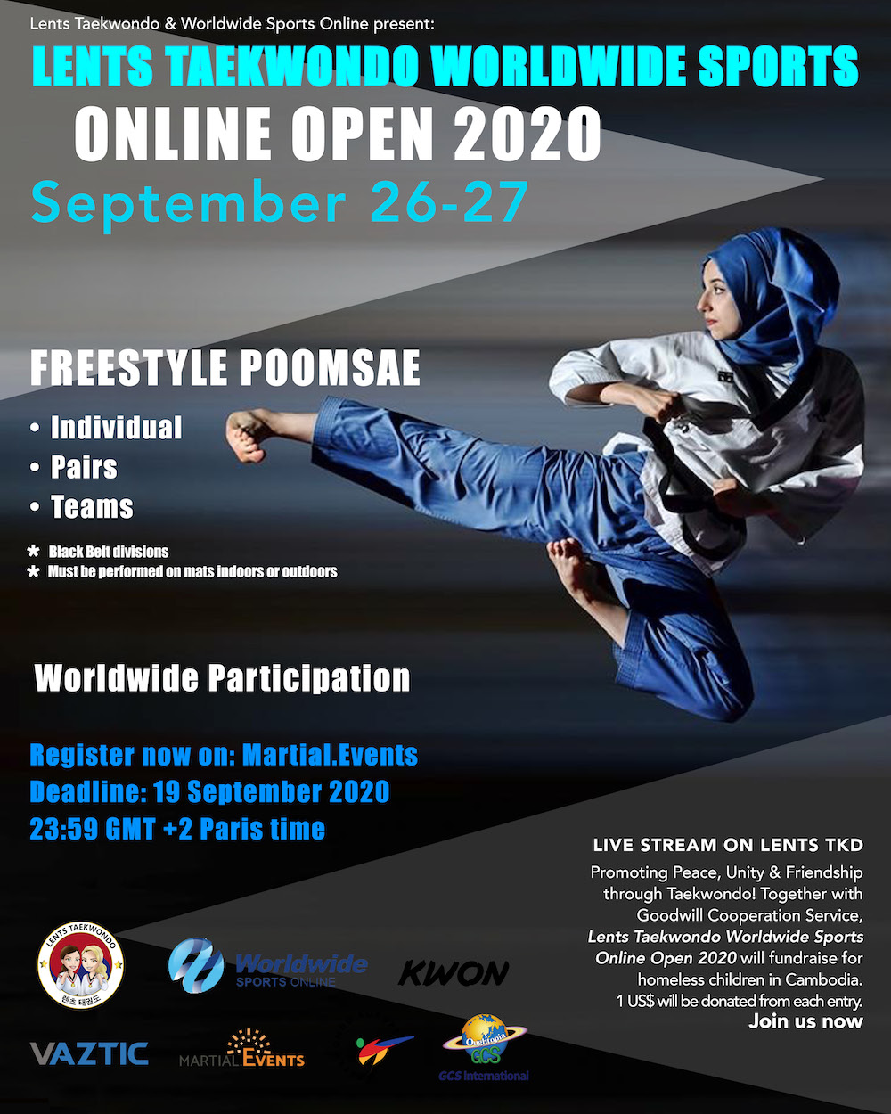 Lents Taekwondo Worldwide Sports Online Poomsae Open 2020 / Freestyle